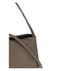 Brown Polyester Shoulder Bag