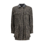 Brown Fleece Wool Coat