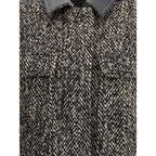 Brown Fleece Wool Coat