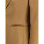 Brown Camel Hair  Jackets And Coat