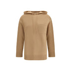 Beige Wool Hoodie