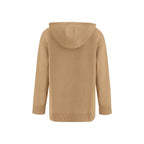 Beige Wool Hoodie