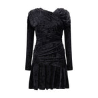 Black Recycled Polyester Cocktail Dress