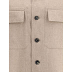 Beige Cashmere Coat