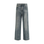 Blue Cotton Jeans Denim