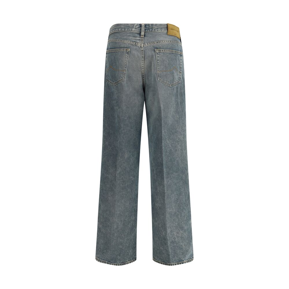 Blue Cotton Jeans Denim