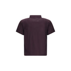 Purple Viscose Polo Shirt