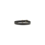 Black Calf Leather Bos Taurus Bracelet