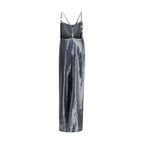 Gray Polyamide Casual Dress