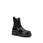 Black Rubber Ankle Boots