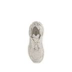 Beige Rubber Athletic Sneakers