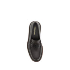 Brown Calf Leather Bos Taurus Slip-On Loafers