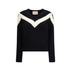 Black Fleece Wool Sweatshirt