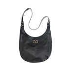 Black Leather Shoulder Bag