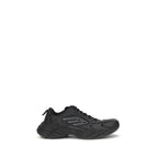 Black Calf Leather Bos Taurus Athletic Sneakers