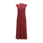 Bordeaux Cashmere Casual Dress
