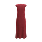 Bordeaux Cashmere Casual Dress