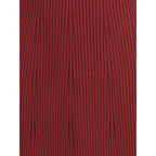 Bordeaux Cashmere Casual Dress