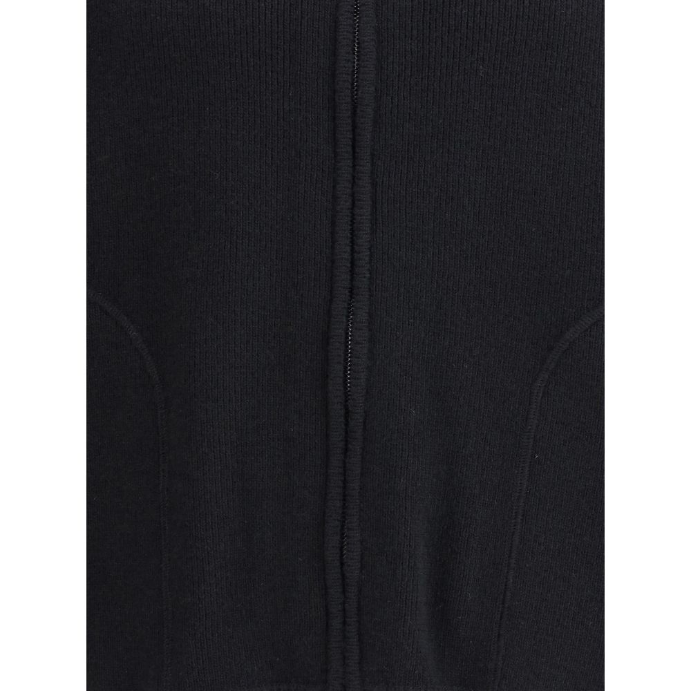 Black Wool Sweatshirt