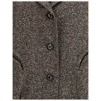 Brown Polyester Bomber