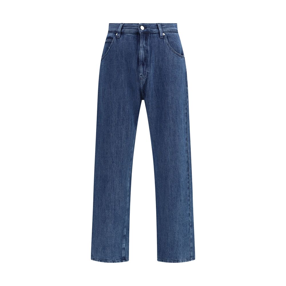 Blue Cotton Jeans Denim