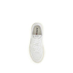White Rubber Low Top Sneakers