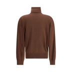 Brown Cashmere Turtleneck