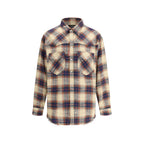 Brown Cotton Pattern Shirt