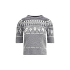 Gray Cashmere Sweatshirt