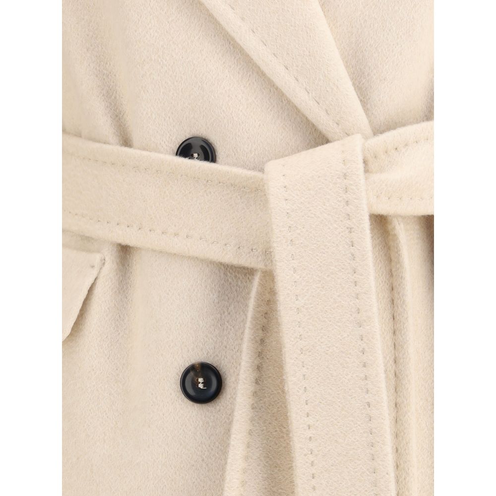 Beige Cashmere Coat