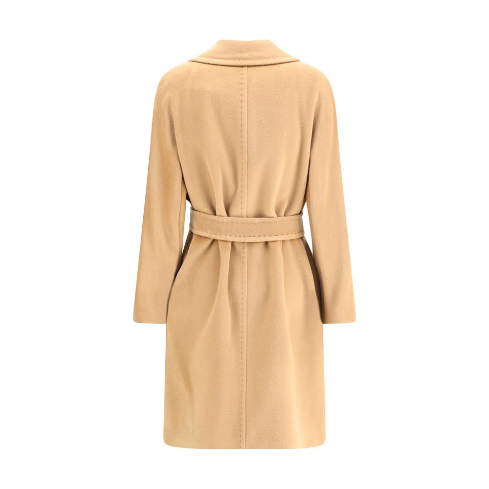 Beige Fleece Wool Coat