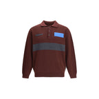 Bordeaux Wool Polo Shirt