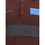 Bordeaux Wool Polo Shirt