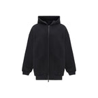 Black Cotton Sweatshirt