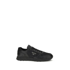 Black Recycled Polyamide Athletic Sneakers