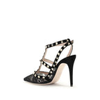 Black Polyamide Platform Pumps