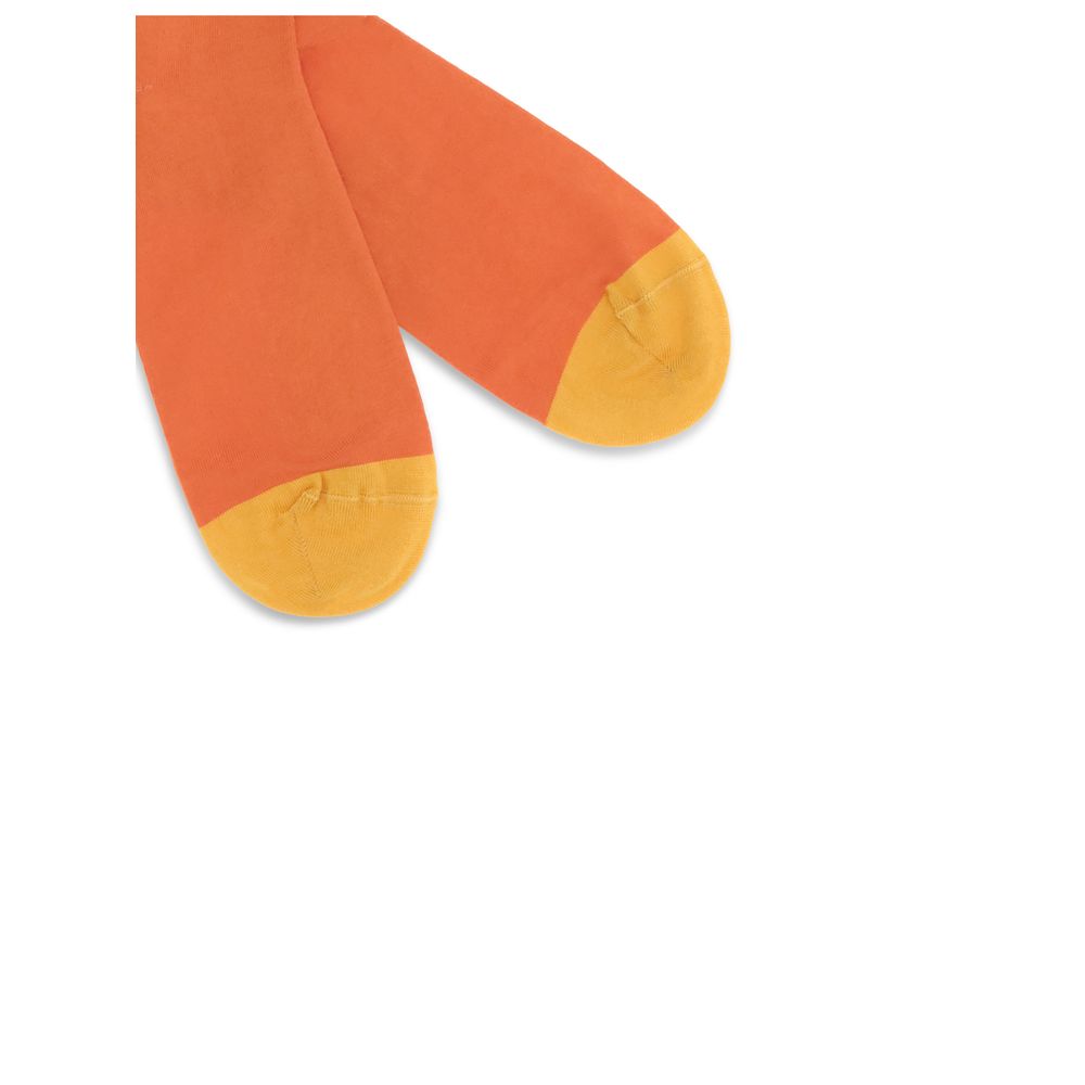 Orange Cotton Socks