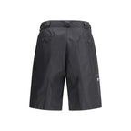 Black Recycled Polyamide Bermuda Shorts