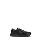 Black Recycled Polyamide Athletic Sneakers