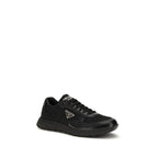 Black Recycled Polyamide Athletic Sneakers