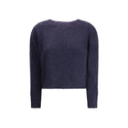 Blue Polyamide Sweatshirt