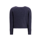 Blue Polyamide Sweatshirt