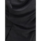Black Polyester Cocktail Dress