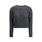 Gray Polyamide Sweatshirt