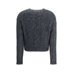 Gray Polyamide Sweatshirt
