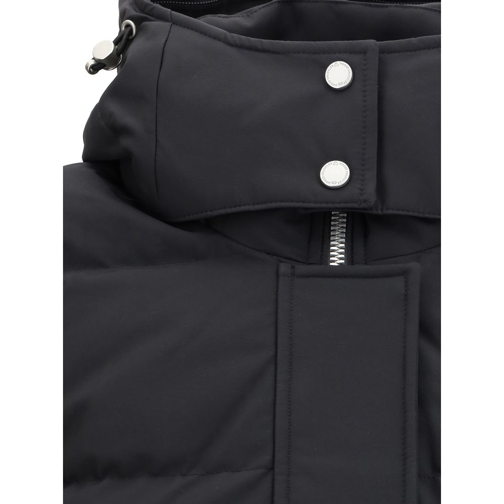 Black Recycled Polyester Coat