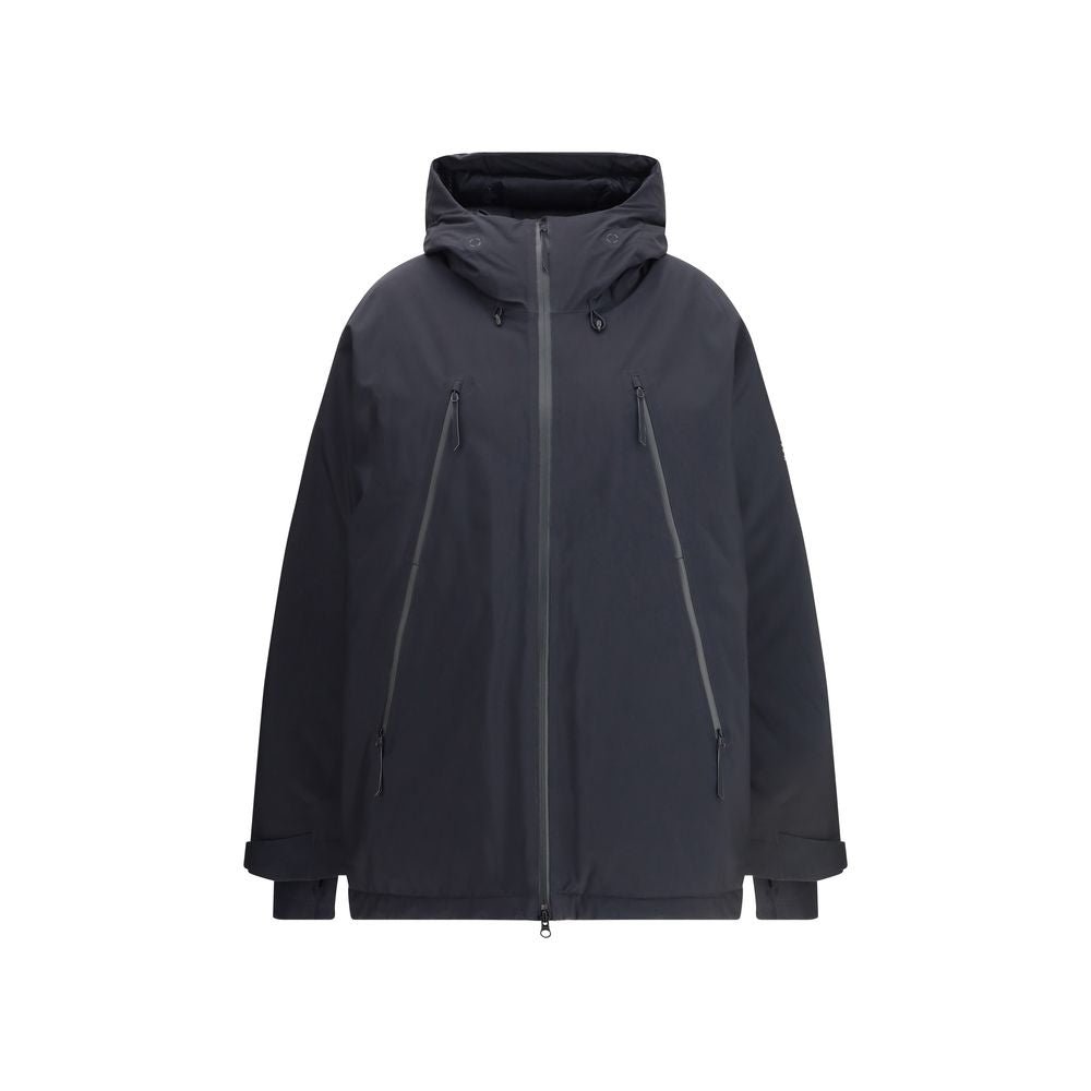 Black Polyester Parka