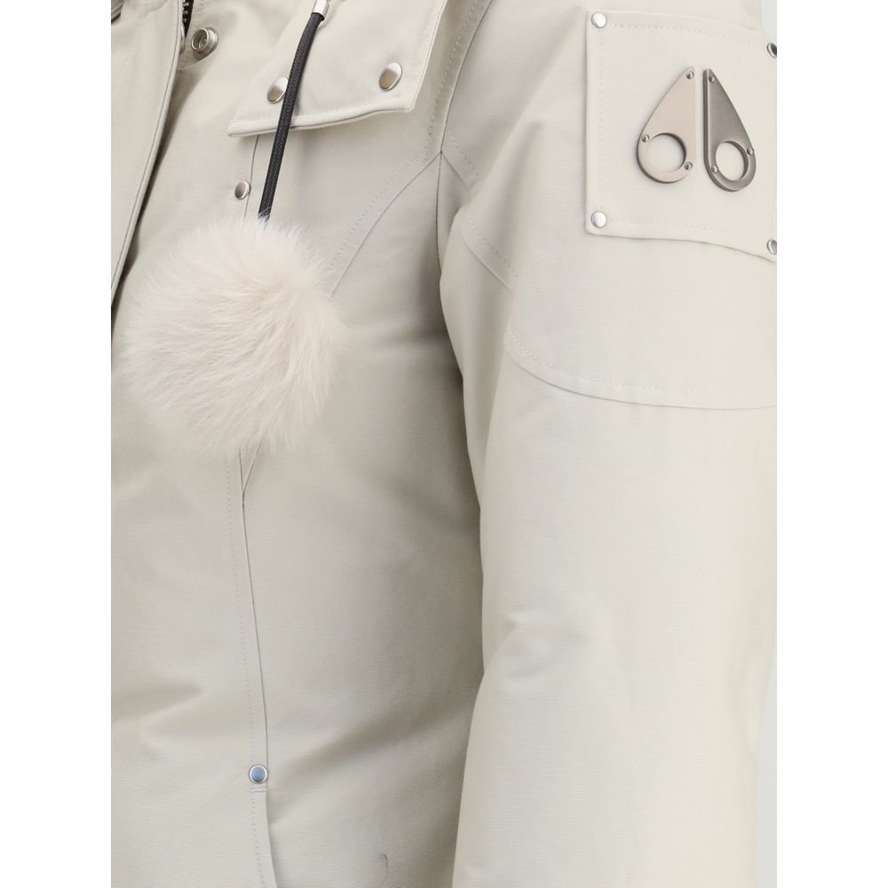 White Cotton Parka