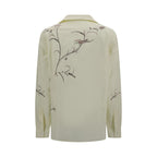 Yellow Cotton Pattern Shirt