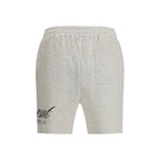 Cream Cotton Bermuda Shorts